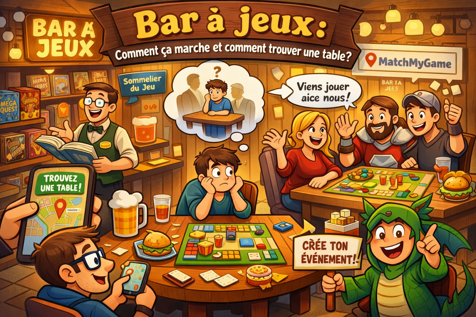 Bar à jeux : comment ça marche et comment trouver une table ?